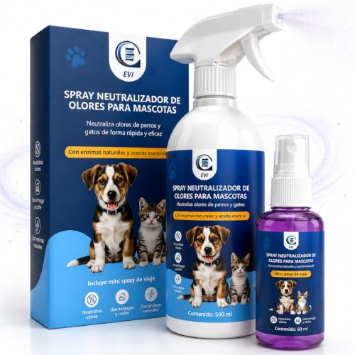 CE EVI Limpiador Enzimático Orina Perros y Gatos 500 ml Quitaolores