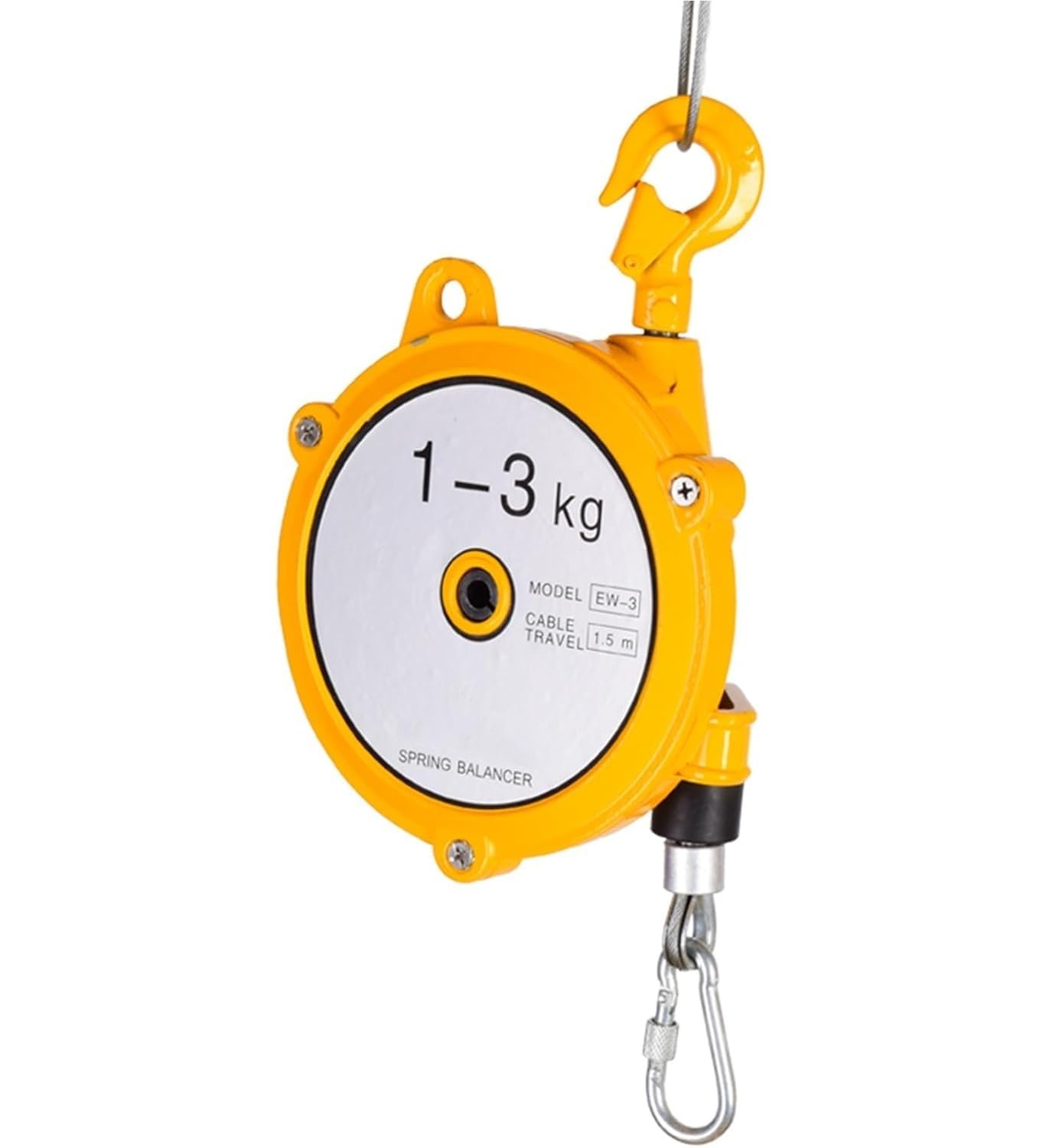 Wprcoqvxl One Color Retractable Spring Balancer Tool 1.5M Wire Rope Hook