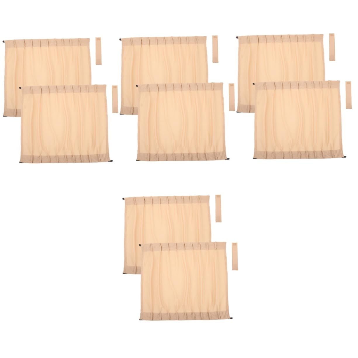 Gatuida 8pièces Rideaux De Voiture Solaire Et Intimité pour Fenêtres Latérales Isolation Thermique pour Véhicules Et Camping-Car Installation Facile Et Rapide