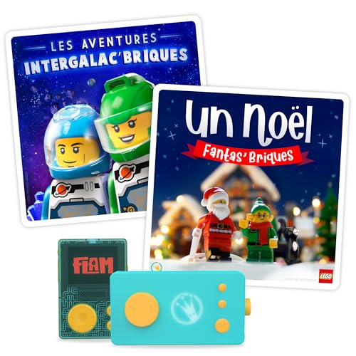 Lunii Pack 2 Livres Audio Interactifs pour Enfant : Le Cadeau Idéal dès 5 Ans avec 2h30 d'écoute