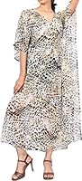 Algopix Similar Product 13 - LA LEELA Womens Caftan Sundress Casual