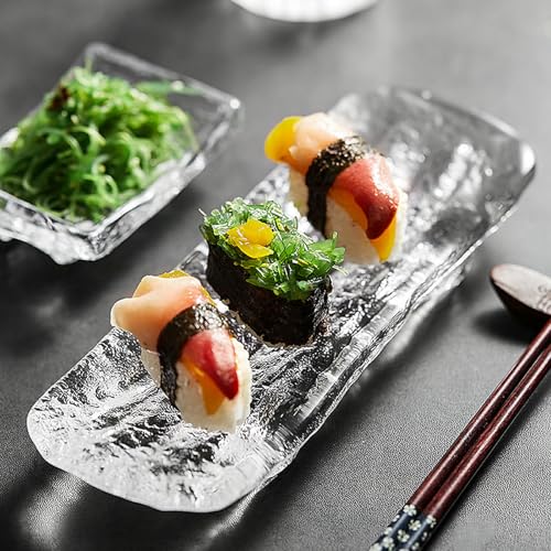 Plato rectangular para sushi estilo japonés miniatura 4