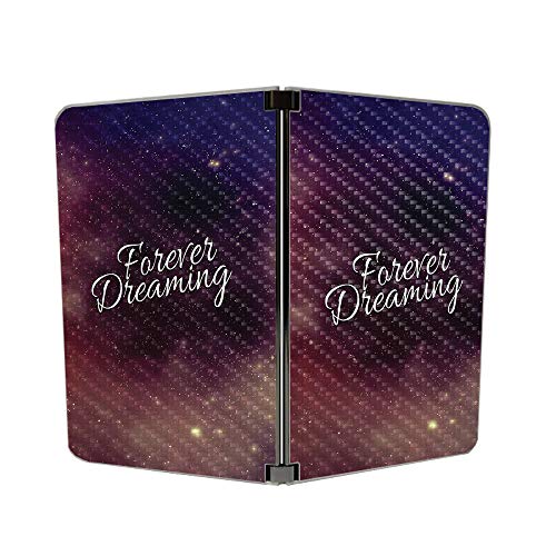 Image of MightySkins Carbon Fiber Skin for Microsoft Surface Duo - Forever Dreaming | Protective, Durable Textured Carbon Fiber Finish | Easy to Apply | Made in The USA
