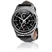Samsung Gear S2 Classic Smartwatch 4G T-Mobile SM-R735T with Large Leather Band (Renewed)