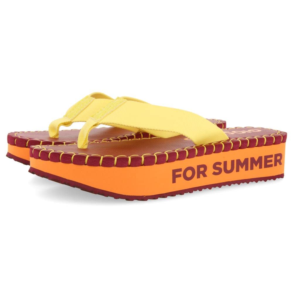 GIOSEPPO Burgundy flip flops with strap and light sole for women verton, burgundy, 6 UK