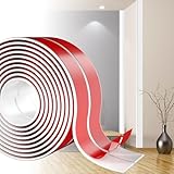 Flexible Zierleisten Selbstklebend Kantenschutz Leisten – 4cm X 6m, Wasserdicht Und Rückstandslos Entfernbar Für Wand, Küche, Bad Und Fliesen Als Eckenschutz, Möbelschutz, Dekorative Wandverkleidung