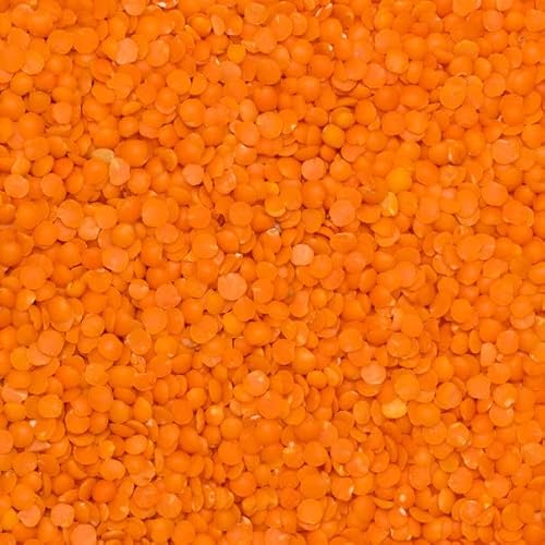 Wholefood Earth Red Split Lentils 3 kg | GMO Free | Natural | High Protein