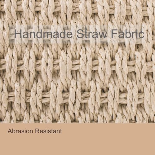 YYW Small Handmade Straw Bag for Women, Natural Summer Beach Shoulder Bag Rattan Crossbody Purse for Women4