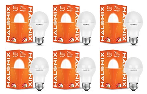 Image of Halonix Astron Plus Base E27 7-Watt LED Bulb (Pack of 6, Cool Day Light)