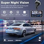 Miden S7 2.5K Dash Cam Front and Rear,64G SD Card,1600P+1080P FHD Dual Dash Camera for Cars,176°+160° Wide Angle,3.2'' IPS Screen Dashcam,G-Sensor,Loop Recording,WDR,Night Vision,24H Parking Monitor - Image 3