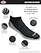 Dickies Men's Dri-Tech Moisture Control No Show Socks (6/12 Pairs) (M-XXL), Black (6 Pairs), Large