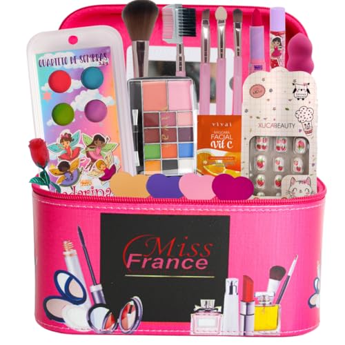Maleta de Maquiagem Infantil Make Completa Para Criança Kit