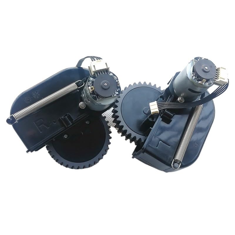 Robot Vacuum Cleaner Wheel Motor Assembly，Compatible for Chuwi,Compatible for Ilife，V5s Pro V3s Pro V50 V55 Robotic Vacuum Cleaner Parts Wheel Motor(R+L)