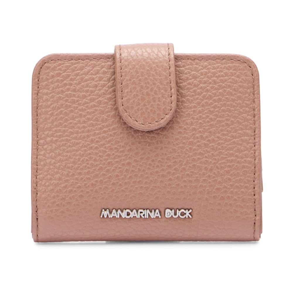 Mandarina Duck Mellow Leather Wallet, Women's Travel Accessories, One Size, Winter Rose, One Size