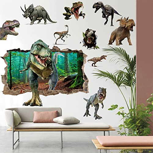 Vinilos de Dinosaurios 3D Adhesivos Grandes para Pared miniatura 5