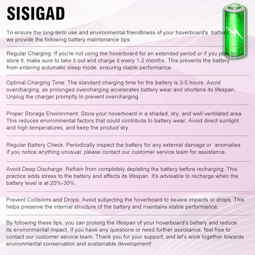 SISIGAD Hoverboards with Hoverkart, 6.5 Inch Overboard and Kart with Bluetooth-Music,LED-Flashing Wheel, Hoverboards Gift for Children - Image 8