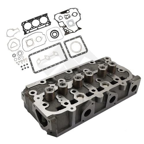 Image of D902 Complete Cylinder Head & Gasket Kit for Kubota KX41-3 KX018-4 RTV900 RTV900W BX23S BX24 BX1880 BX2360 BX2370D BX2380 ZD323 ZD1021 Tractor Mower