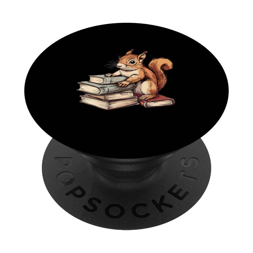 Squirrel wearing goggles Animal Lover Graphic PopSockets Adhesive PopGrip