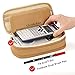 EASTHILL Big Capacity Pencil Pen Case Office College School Large Storage High Capacity Bag Pouch Holder Box Organizer Khaki