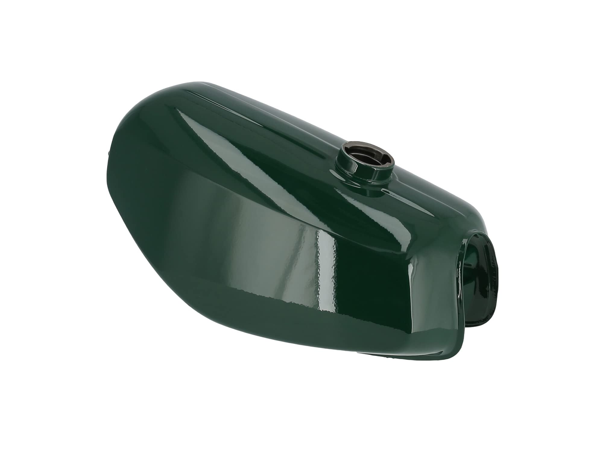 Set: Tank + Seitendeckel Enduro, Grün RAL 6005 - für Simson S51E, S70E