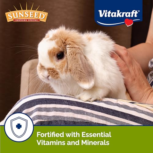 Vitakraft Sunseed Vita Prima Daily Adult Rabbit Food 8 lb Bag with Timothy Hay Pellets Vegetables and Fruits Providing Wholesome Daily Nutrition for Happy Healthy Rabbits - Image 5