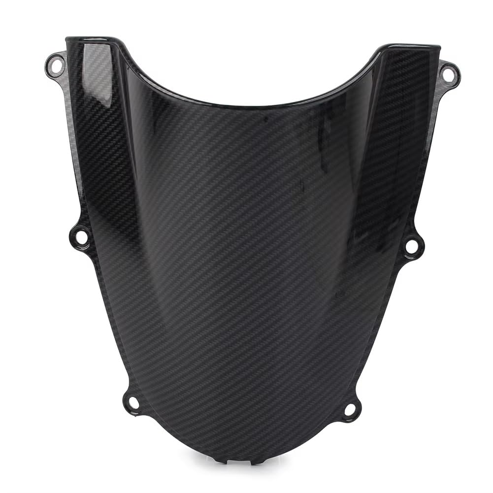 Parabrezza Moto Parabrezza A Doppia Bolla In Fibra Di Carbonio ABS Per Moto Per CBR600RR 2005-2006, Nero Paravento Per Moto