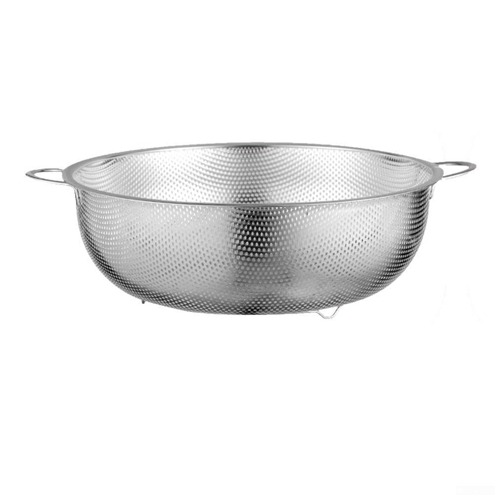 Conjunto de cesta de filtro de malha fina de aço inoxidável com base de descanso e alças