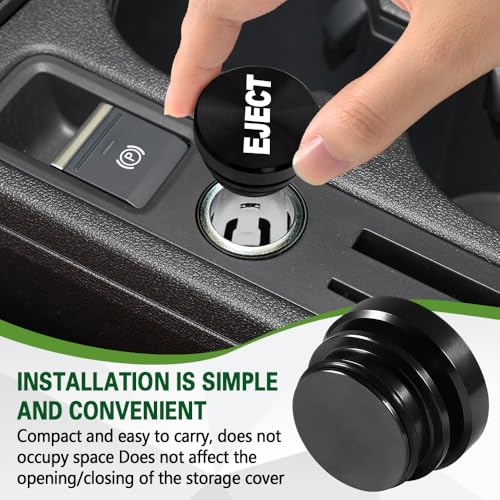 Image of Car Cigarette Lighter Plug Cover, Cigarette Lighter Cap, Aluminum Power Outlet Protective Cover, Waterproof Plug Cap for Auto Boat with Standard 12 Volt Power Source