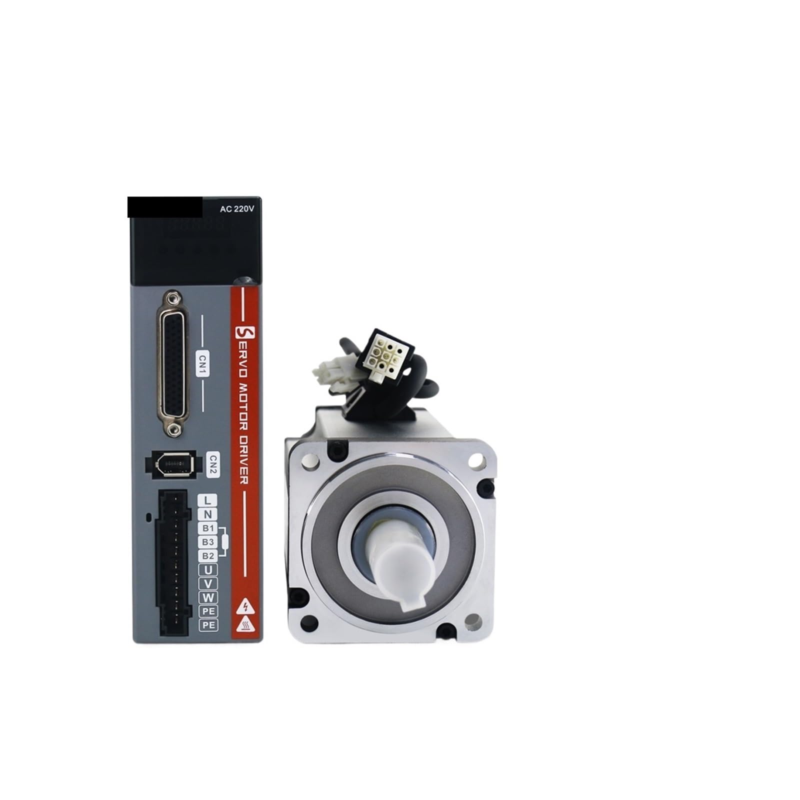 MUYTQAERG Servo Motor Brake servo 0.75KW and servomotor 1KW with Driver kit 80ST 3000rpm(1KW 3.2N 17b incremt)