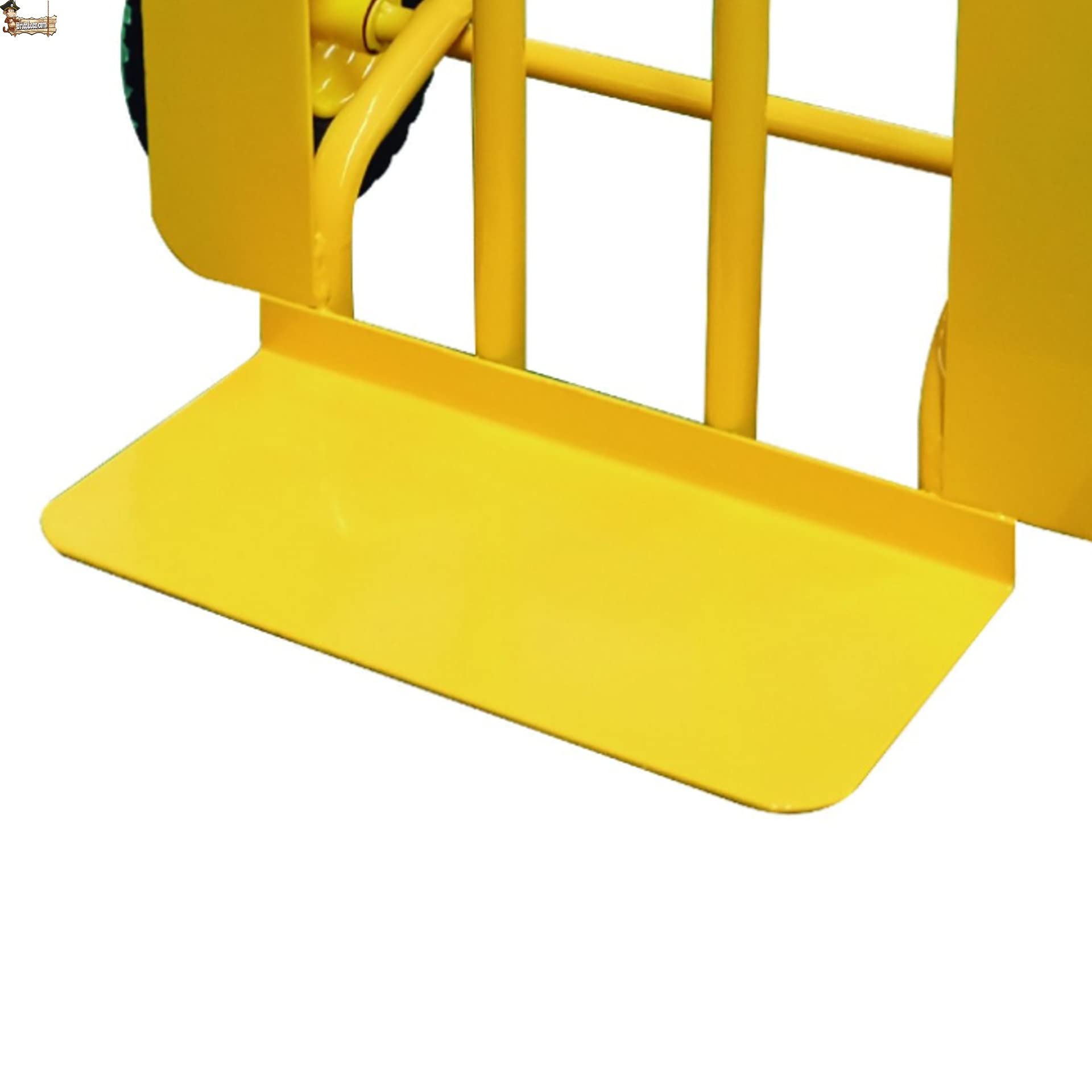 BricoLoco Carretilla de Mano de Carga. ¡¡hasta 300 kgs!!. Robusta y Resistente. Chásis de Acero. 4 Anchos Tubos. Mango con protección Nudillos. Almacén, mudanza.