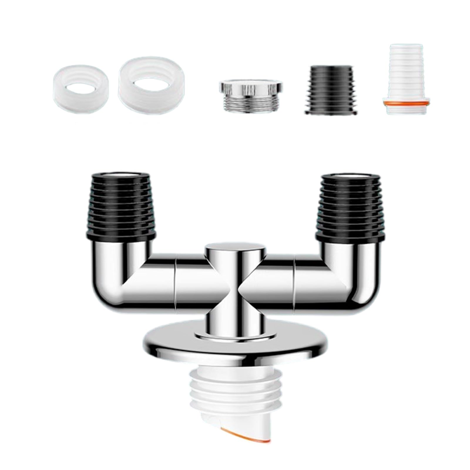 Washing Machine Floor Drain Adapter Pipe Connector Drain Deodorants Sealing Adapter Sewer Elbow Pipe Connector Enduring Washing Machine Hose AntiOverflow Deodorants Joint