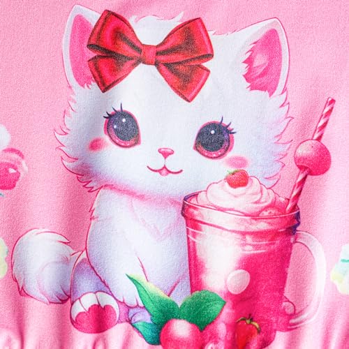 LQSZ Girls Dress Easter Cartoon Summer Vest Sleeveless Tutu Princess Casual Dresses for Kids 2-12 Years4