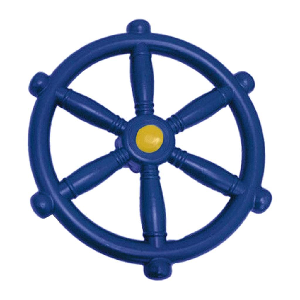 Fengqinghuagg Playground Pirate Ship Wheel,Nautical Beach Boat Ship Swingset Steering Wheel,Playhouse Playground Accessories For Backyard Outdoor