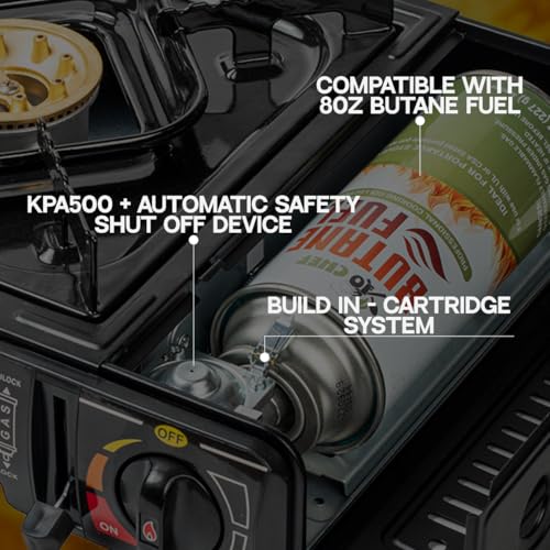 JoChef Butane Camping Stove - 9,500 BTU Portable Gas Stove - Image 5