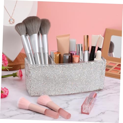Boîte de rangement diamant à compartiments pour cosmétiques et bijoux