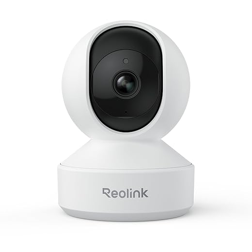 Reolink Cámara Interior 3K Pt, Seguimiento Automático, Visión Nocturna Mejorada 5Mp, Detección De Llanto (Persona/Mascota/Bebé), Wi-Fi Dual (2,4/5 Ghz), Audio Bidireccional, E1 Pro
