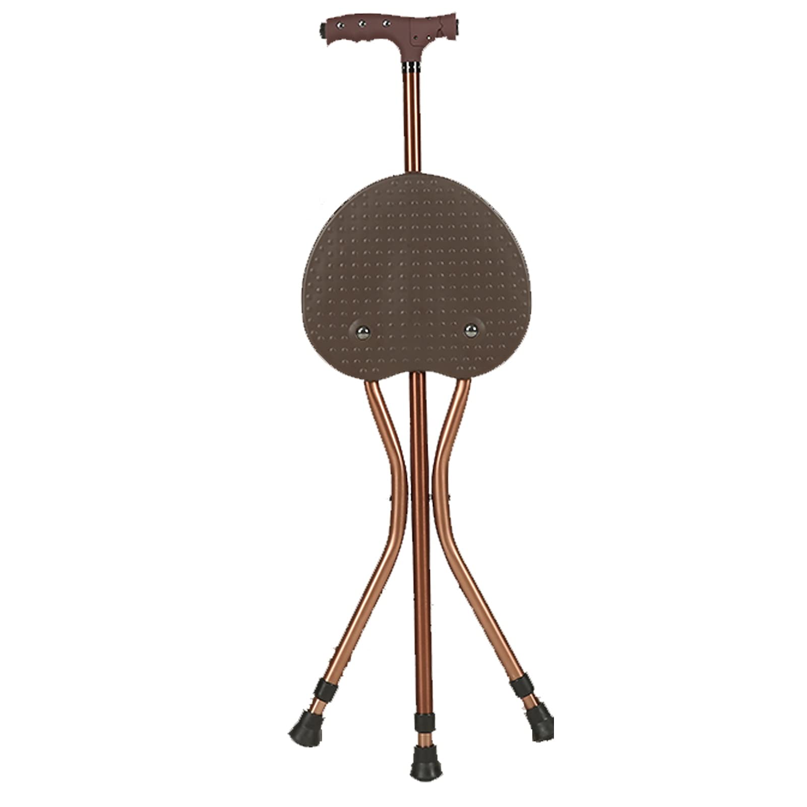 Bastón de Paseo Bastones para Mayores Asiento de caña Plegable, con DIRIGIÓ Light Anti Skid Bane Retractable Basking Sticking, Altura Ajustable Basking Back, Flexible y Durable Ayuda Ayuda
