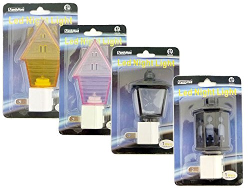 Led Night Light 2 Assorted Design Blister Case of 96