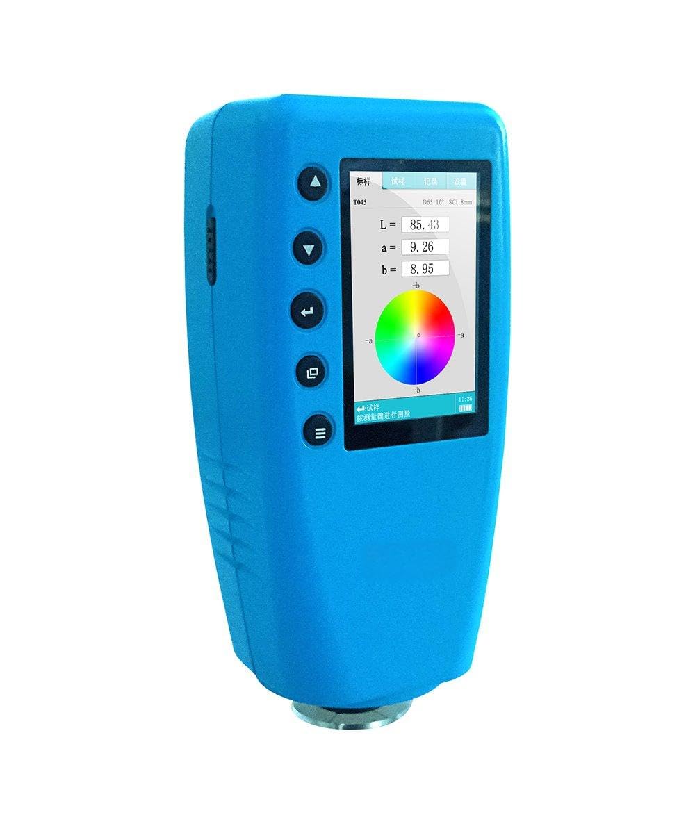 Handheld Color Analyzer Digital Precise Colorimeter WR10QC Precision Color Difference Meter Tester Portable Colorimeter with 4mm Aperture for Color Checking