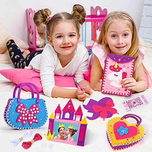 Toylink-First-Sewing-Kit-for-Kids-Beginners-Arts-Crafts-for-Girls-Ages-4-5-6-7-8-Learn-to-Sew-Unicorn-Purse-Bags-Picture-Frame-Pen-Holder-DIY-Felt-Craft-Kits-Toddler-Gifts Toylink-First-Sewing-Kit-for-Kids-Beginners-Arts-Crafts-for-Girls-Ages-4-5-6-7-8-Learn-to-Sew-Unicorn-Purse-Bags-Picture-Frame-Pen-Holder-DIY-Felt-Craft-Kits-Toddler-Gifts