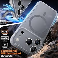 TAURI für iPhone 17 Pro Max Hülle 6,9 Zoll mit Mattrückseite - Titan Natur – Ansicht 5
