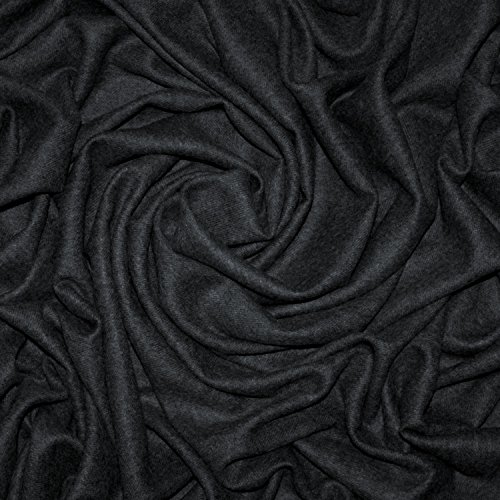 Lorenzo Cana Manta de alpaca de 100% lana de alpaca de Babyalpaca, suave y esponjosa, manta de sofá, colcha de cama, manta de diseño ligero, color negro, negro