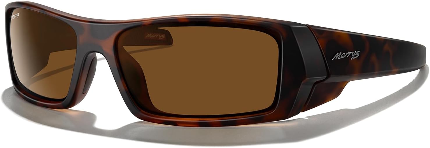 MERRY'S Wrap Around Rectangular Sunglasses For Men Women Driving Fishing Cycling Running UV400 Protection S3014