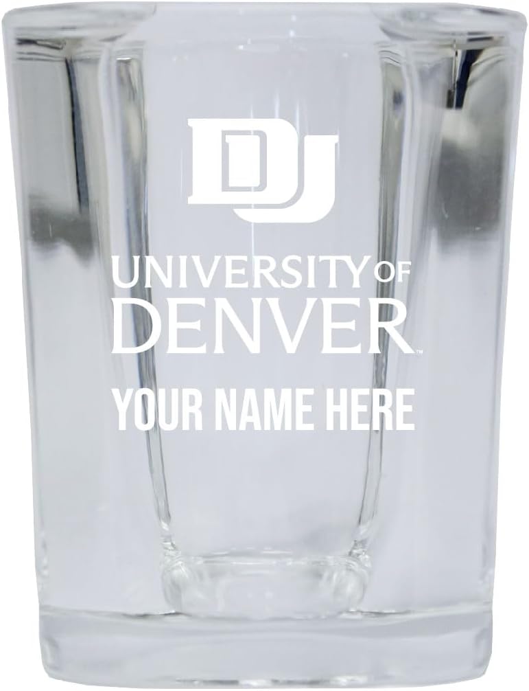 Set de 4 Vasos Shot Universitarios Personalizables 2 oz