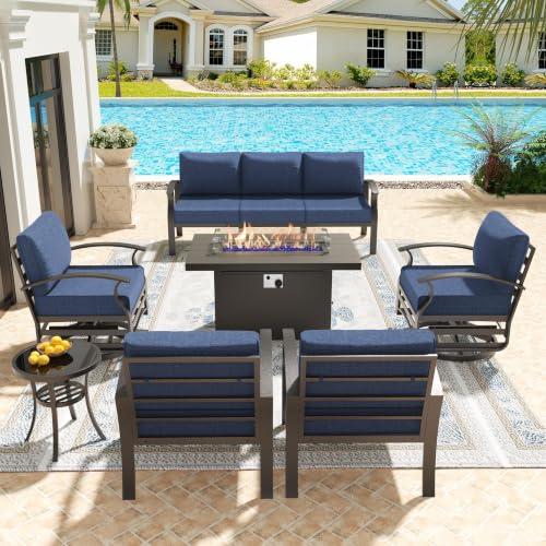 Kullavik Aluminum Outdoor Furniture Set with Cushions