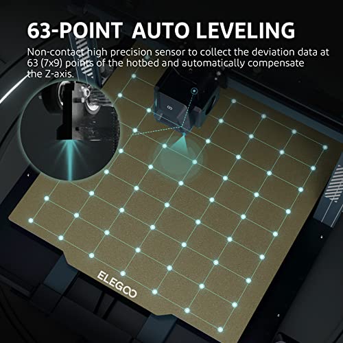 Image of ELEGOO Neptune 3 Max FDM 3D Printer with Auto Bed Leveling, Dual-Gear Direct Extruder, Ultra-Quiet Printing, Dual Lead Screw Drive, Massive Printing Size 420x420x500mm
