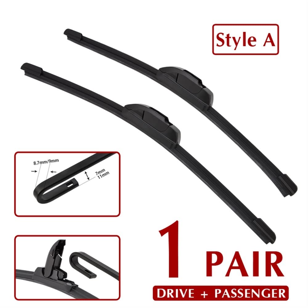 Tergicristallo per Auto, Spazzola tergicristallo per Parabrezza, Braccio con Gancio a U per Auto, Accessori per Skoda Octavia MK1 21"+19" 2000-2004,