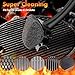 BBQ Grill Brush Bristle Free - Grill Cleaner Brush with Replaceable Heads for Cast Iron/Stainless Steel Porcelain/Gas/Charcoal Grates, Safe Grill Brush for Outdoor Grill, Grill Scraper Cleaning Brush