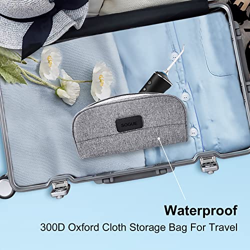 Water Dental Flosser Cordless With Screen Brush Floss - Sogue 4 Modes & Diy Water Toothpick Irrigator, 6 Jet Tips Storage, Portable Water Picks For Teeth Cleaning Braces Cleaner For Home Travel #TOP6