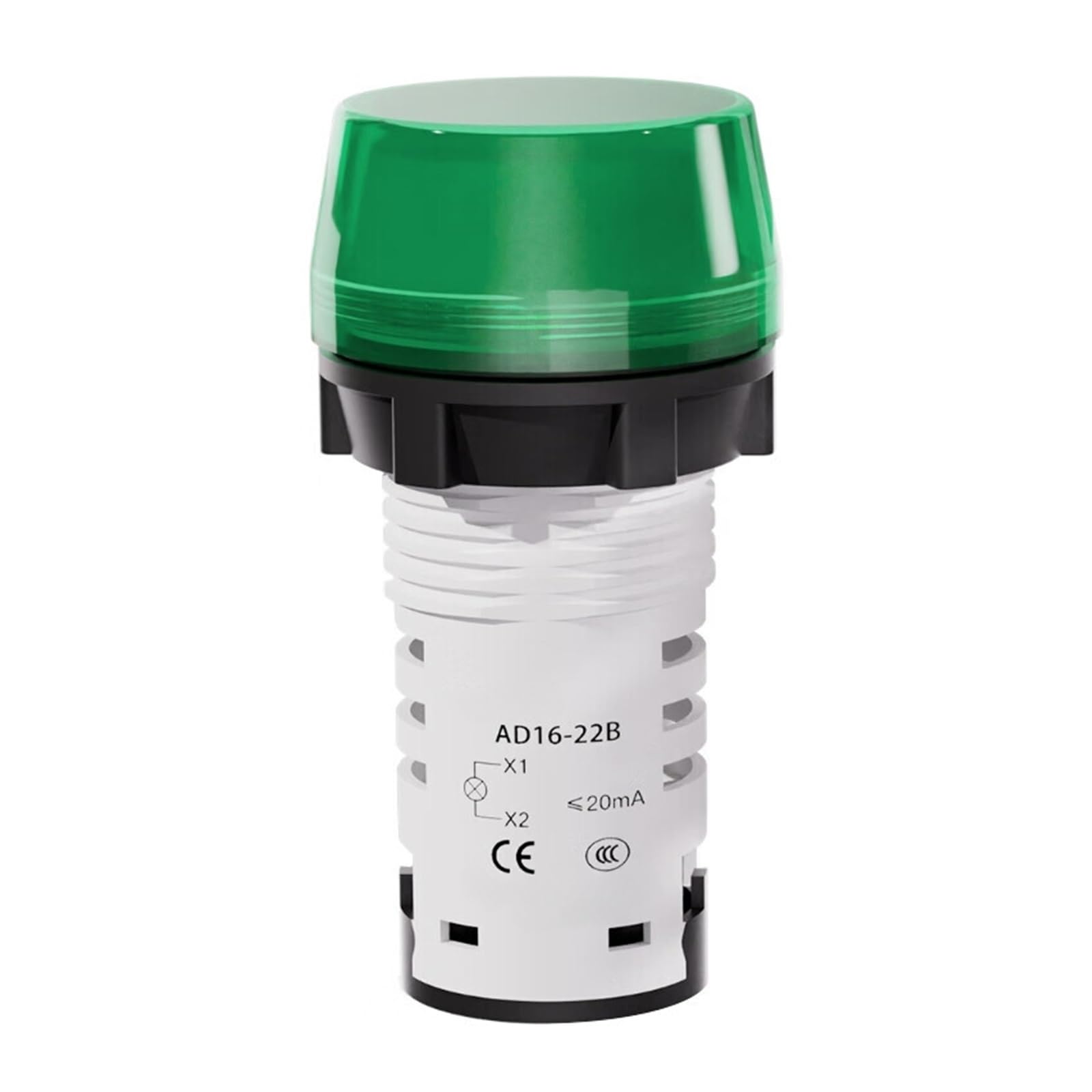 Luz indicadora AD16-22B/g24 piloto LED verde de 24V para panel 2